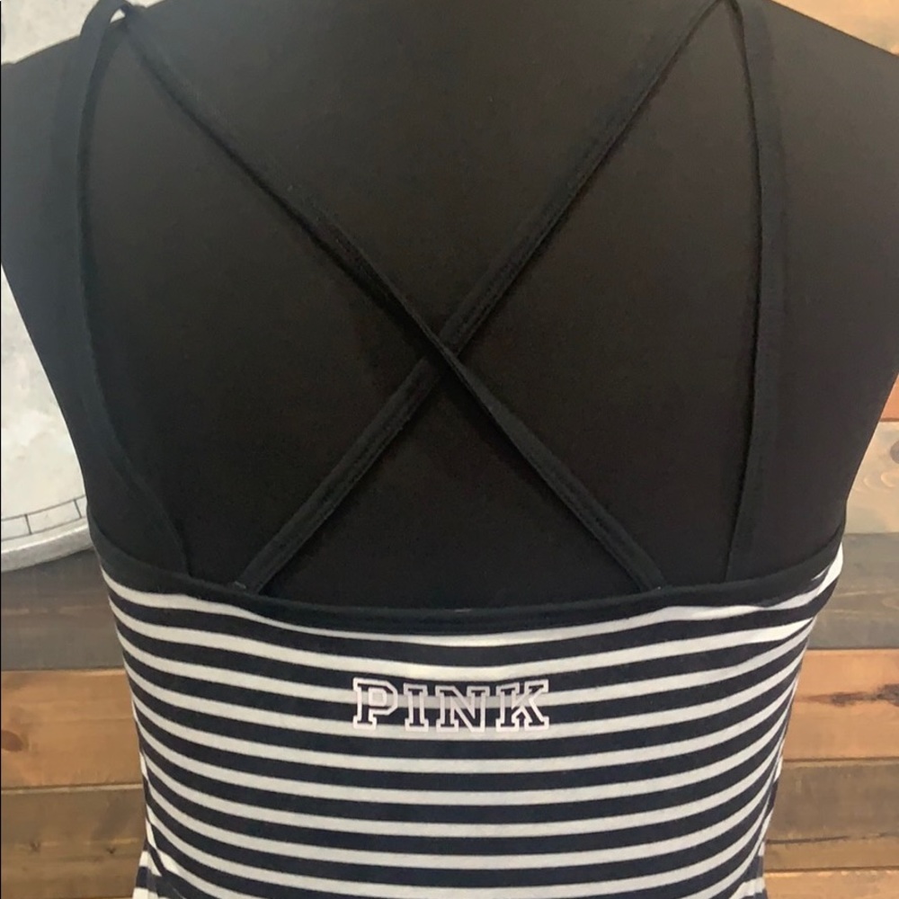 Black and white striped dress - Picture 4 of 4